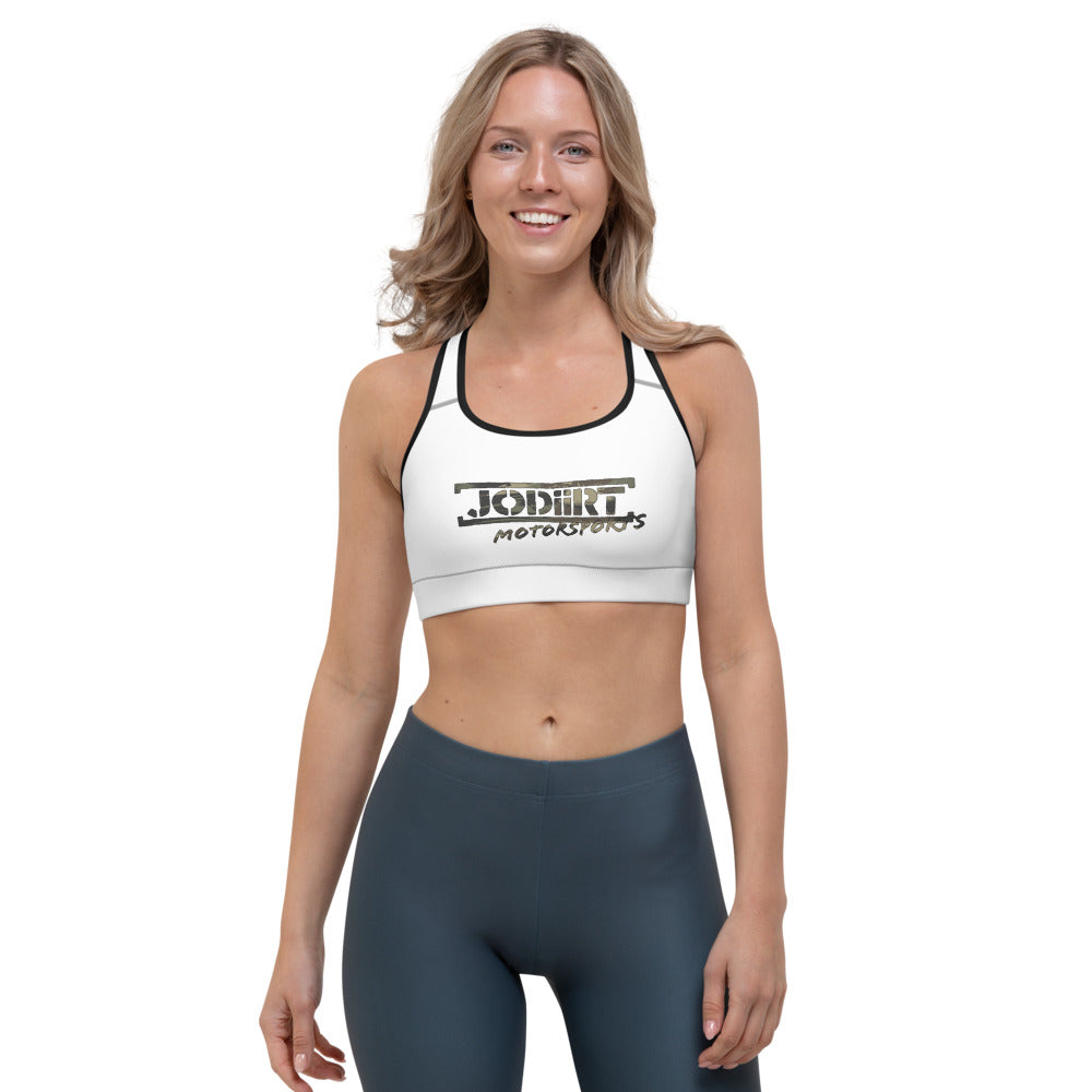 JoDiirt Motorsports Camo Splash Sports Bra