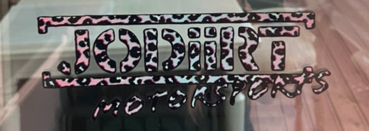 Rainbow Leopard Vinyl Sticker